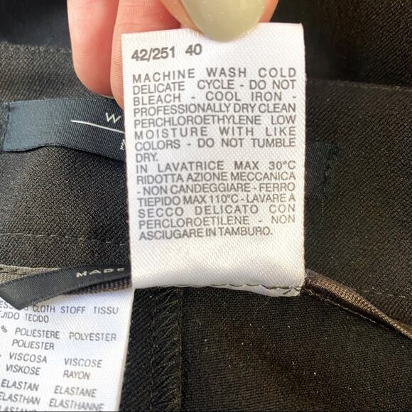 Weekend MaxMara Chocolate Brown Flare‎ Leg Trousers - Picture 4 of 4